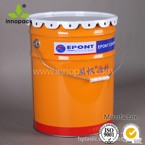 18liter Paint metal pail 4.75 gallon Tin bucket